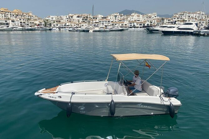 MANGO 5m 5pax - Unlicensed boat in Puerto Banus, Marbella - Getting Started at Boating Lovers in Nueva Andalucía