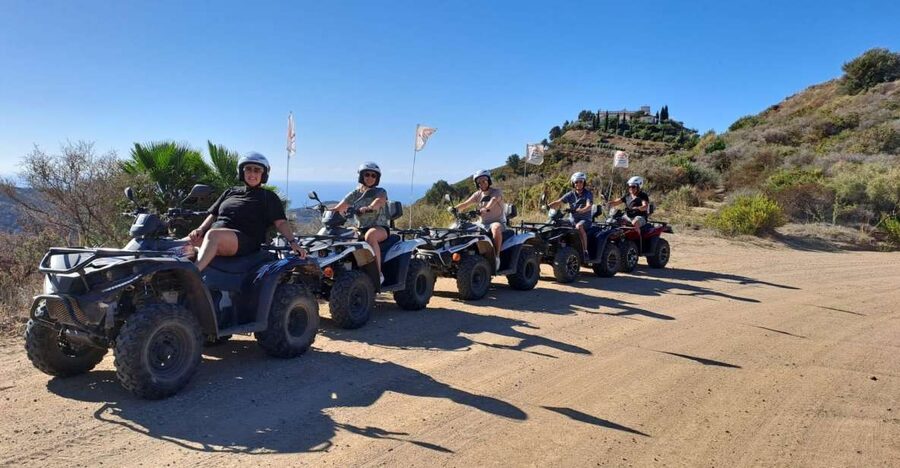 Marbella: Costa del Sol Shared Quad Tour - From Marbella dirt roads to historic crossings