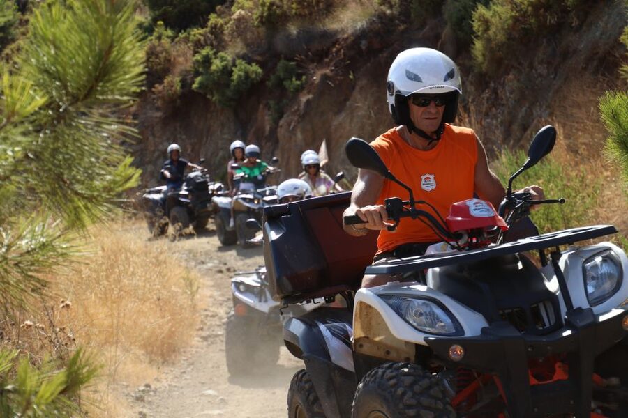 Marbella: Costa del Sol Shared Quad Tour - Rio Real swim stop: a break that feels like a reward