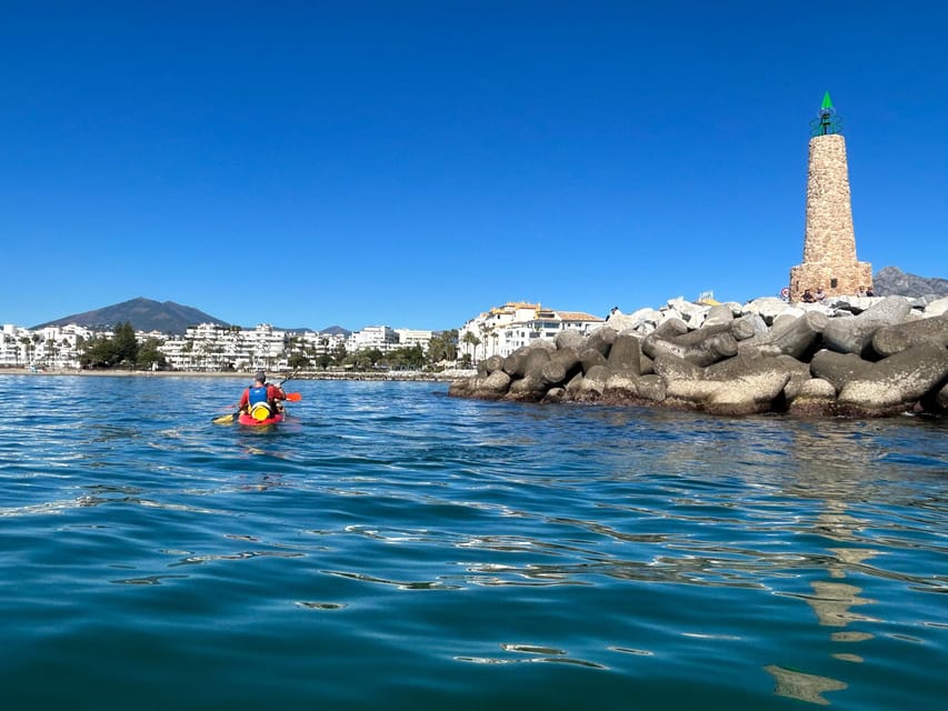 Marbella: Guided Kayak Tour in Puerto Banús - What to bring so the trip feels easy