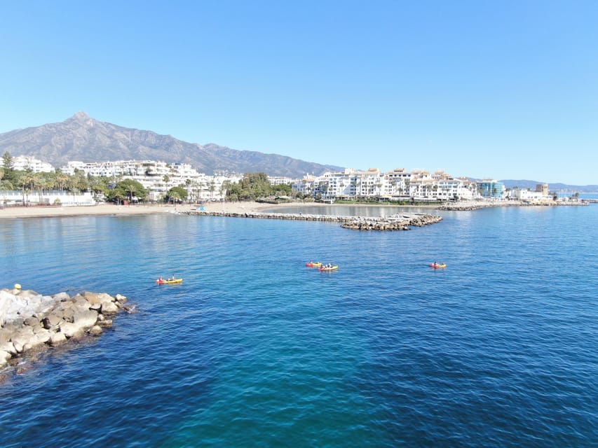 Marbella: Guided Kayak Tour in Puerto Banús - Kayak games and guided skill-building that actually make you better
