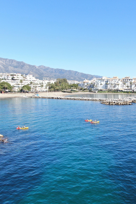 Marbella: Guided Kayak Tour in Puerto Banús - Stop-by-stop feel: what the two hours are like in real life