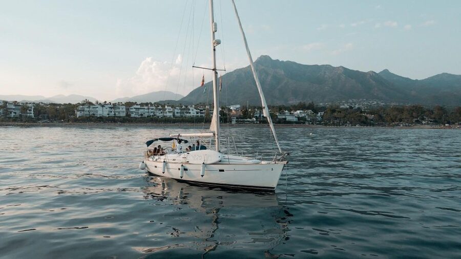 Marbella: Private Sailing Yacht Charter with Skipper - Dolphins, sails, and that open-water swim moment