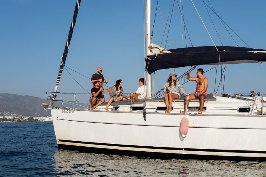 Marbella: Sailing & Dolphin Watching with Snacks and Drinks - Boats and Onboard Setup: Modern Sail Comfort Without the Fuss