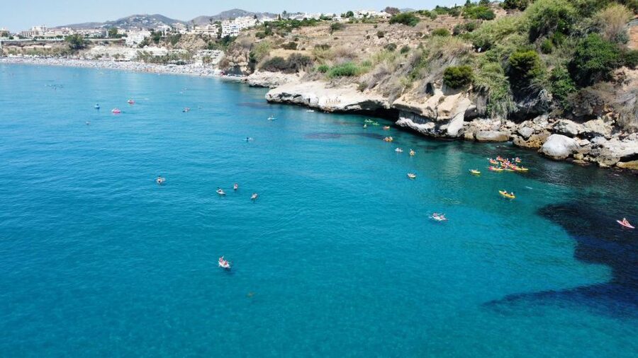 Nerja: Free Kayak Route along the cliffs of Nerja and Maro - From Burriana to the cliffs, what you’ll see on the way