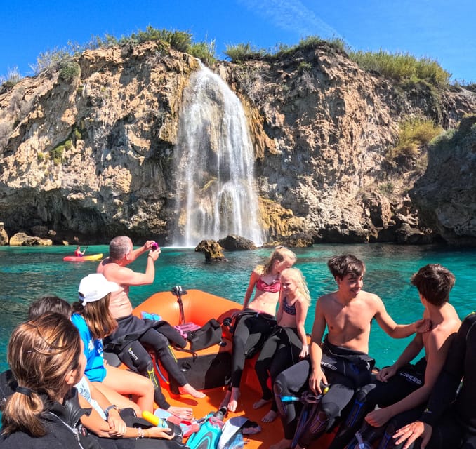Nerja-Maro: Snorkeling & Sea Scooter Speedboat Trip - The First Big Moment: Speedboat Ride From Nerja to the Cliffs