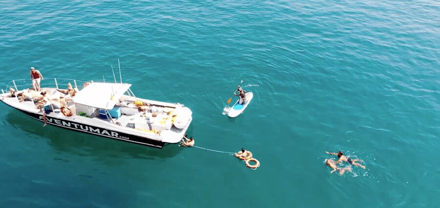 Nerja: Maro Waterfall Boat Trip with Paddleboarding & Drink - Snorkeling and swimming stops: clear water, easy-to-use gear