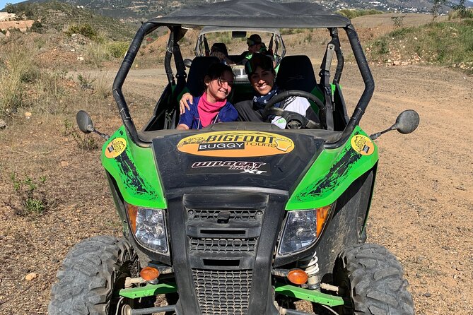 Off-road buggy tour Sierra de Mijas buggy 2h - Gear up for the hills: goggles and neck scarves