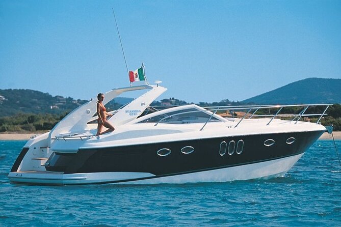 Private 4h Half-Day Luxury Boat Trip from Puerto Banus, Marbella - What is included onboard: snacks, drinks, Bluetooth audio, towels, and a restroom