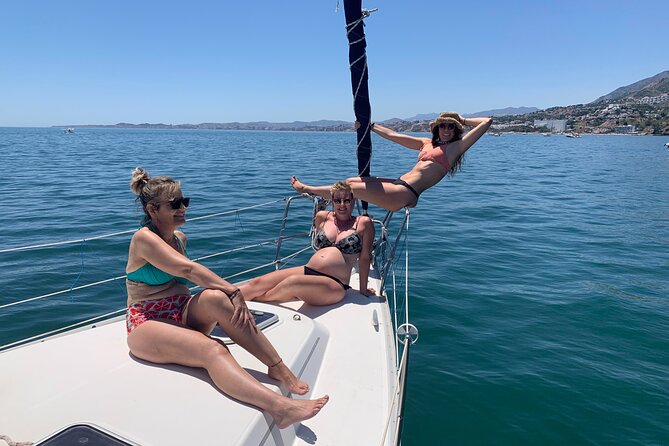 Private Sailing Tour from Puerto Banus Marbella (10 pax) - The Victory sculpture and shoreline details you can spot fast