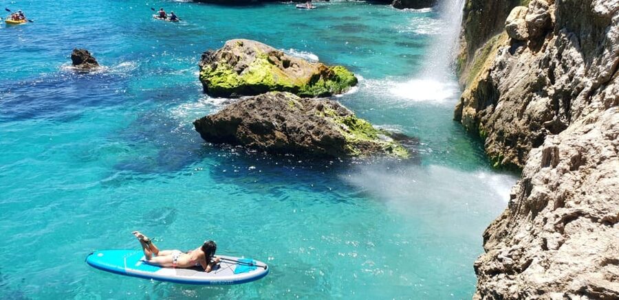 Ruta libre en paddel surf por la cascada de Nerja y Maro 😍 - Why Paddle Surf to Maro and Nerja’s Waterline Feels Different
