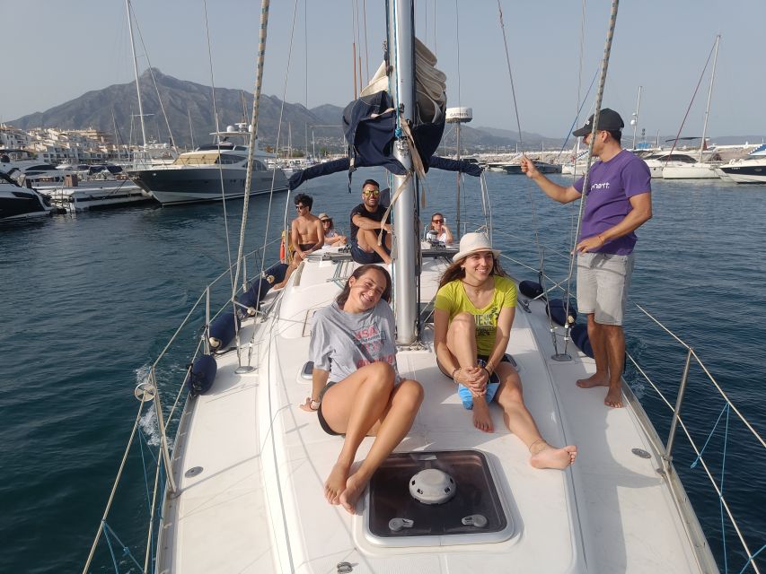 Sailing Trip in Marbella from Puerto Banus - What You Actually Do on Board: Relaxing, Sunbathing, and Real Sailing