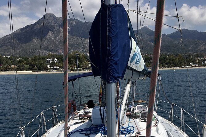 Shared Experience. Sunset Sailing Puerto Banus - The swim stop from the anchor, and how to make it fun