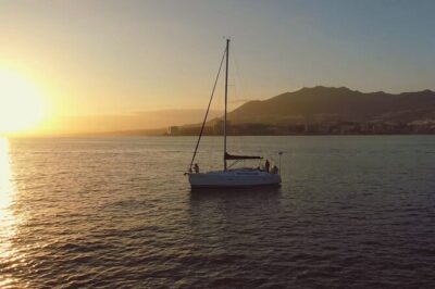 Sunset on Private Sailing boat Puerto Banus Marbella (10 pax)