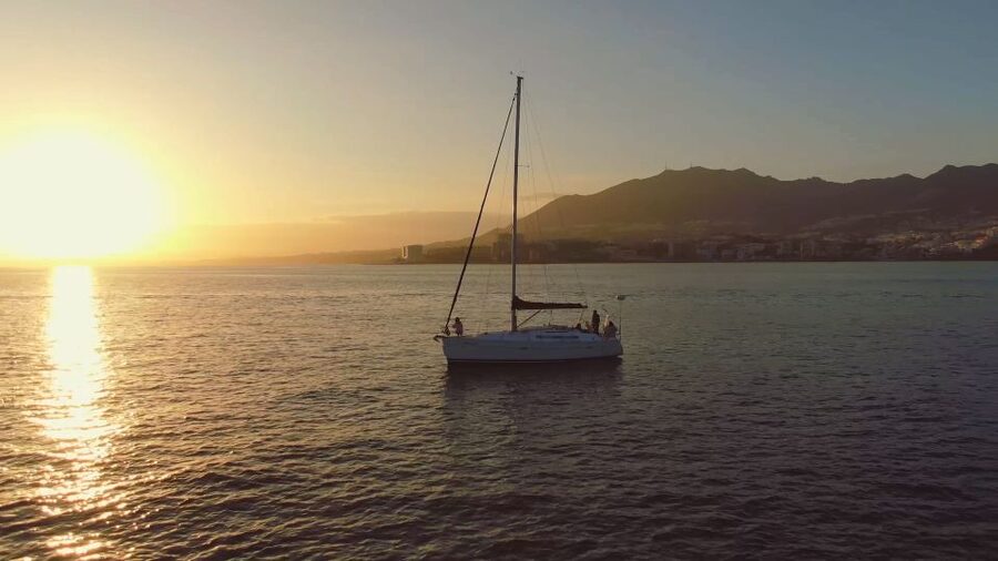 Sunset Sailing in Private Sailboat Puerto Banus Marbella - Your private sailboat setup for up to 6 people