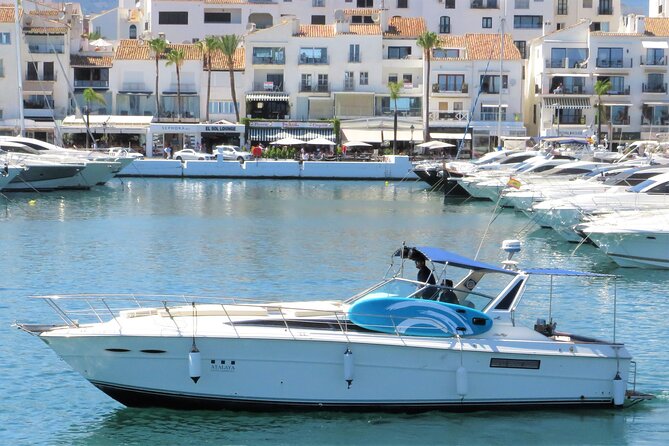 Yacht ride in Puerto Banús - The solarium and swimming in Marbella water, comfort you can actually use